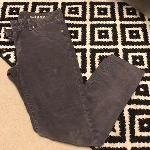 Gap always skinny gray Cords jeans 28/6x28